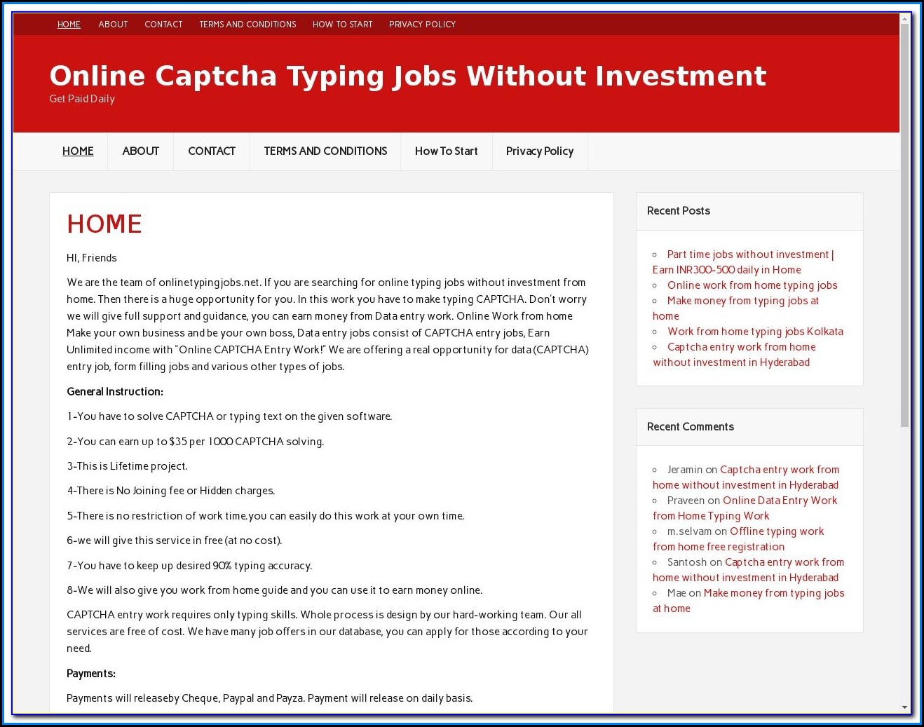Form Filling Online Jobs Without Investment In India