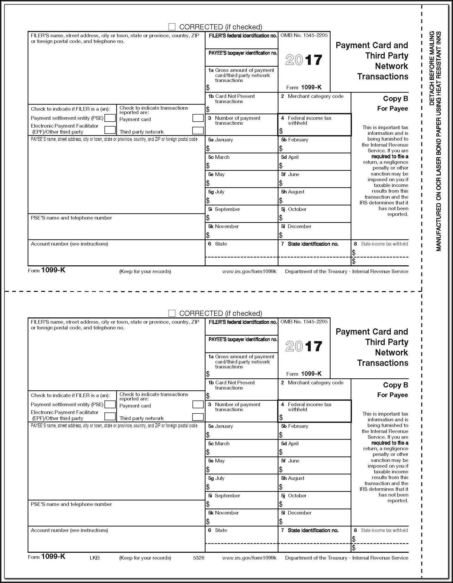 Free Downloadable 1099 Misc Form 2016