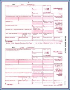 Free Downloadable 1099 Misc Form 2017