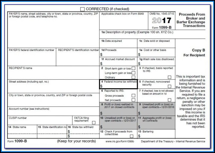 Free Printable Irs 1099 Misc Form