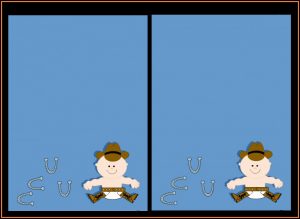 Free Western Baby Shower Invitation Templates