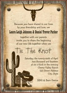 Free Western Birthday Invitation Templates