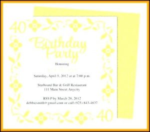 Fundraising Invitation Cards Samples