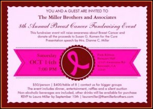 Fundraising Invitation Cards Templates