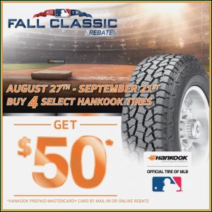 Hankook Rebate Form 2017