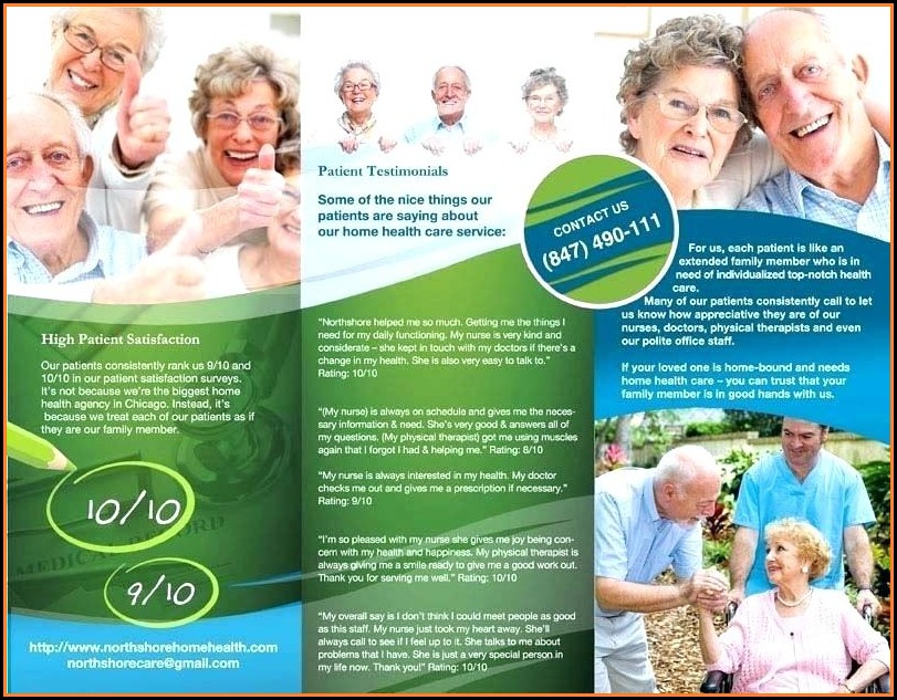 Home Health Care Brochures Samples