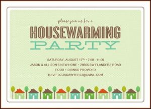 Housewarming Party Printable Templates