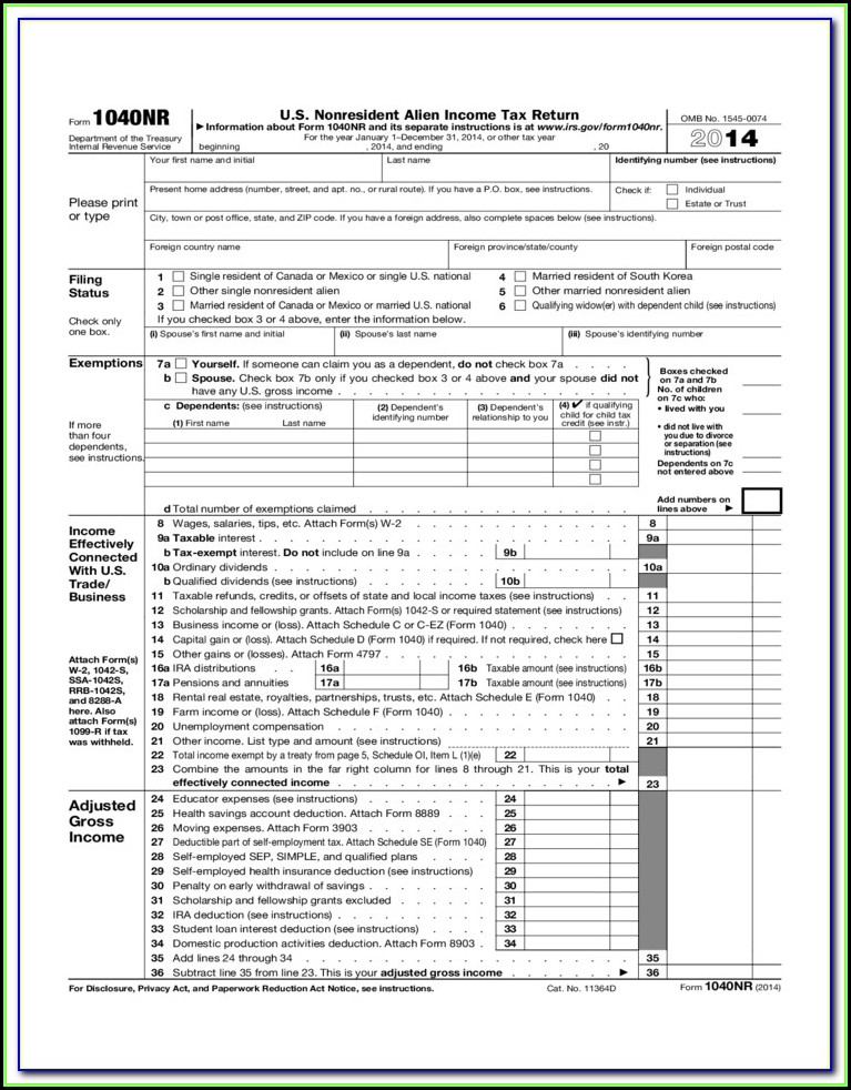 tax form 1040ez printable