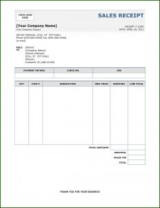 Invoice Sample Printable