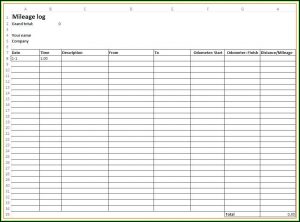 Irs Mileage Log Template 2015