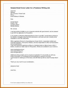 Job Advertisement Email Template