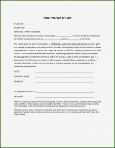 Lien Waiver Form Illinois