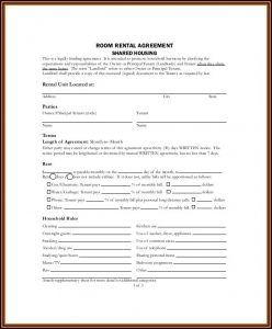 Lodger Agreement Template Free Download