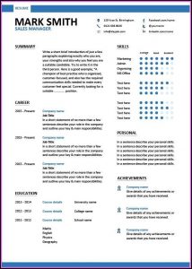 Management Cv Template Free