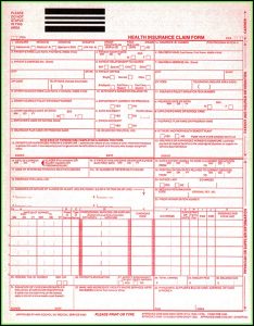 Medical Claim Form Cms 1500