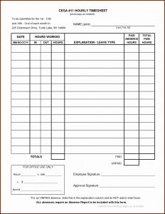 Microsoft Office Online Timesheet Template