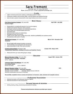 Microsoft Word Free Resume Templates 2015
