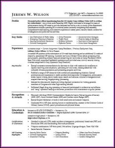 Military Skills For Resume