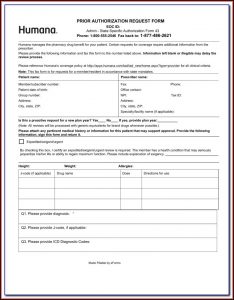 Molina Medicare Medication Prior Authorization Form