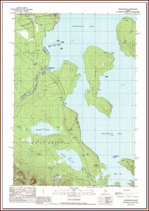 Moosehead Lake Maine Depth Map