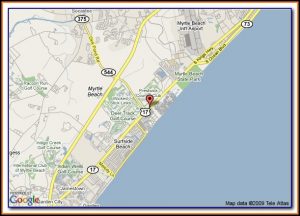 Myrtle Beach Sc Map Of Hotels