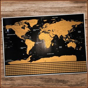 National Geographic Scratch Map