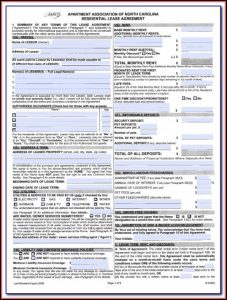 Nc Residential Rental Contract Form 410 T 2018