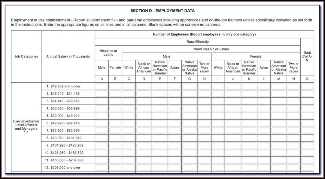 New Eeo 1 Form 2017