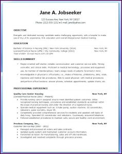 New Grad Lvn Resume Template