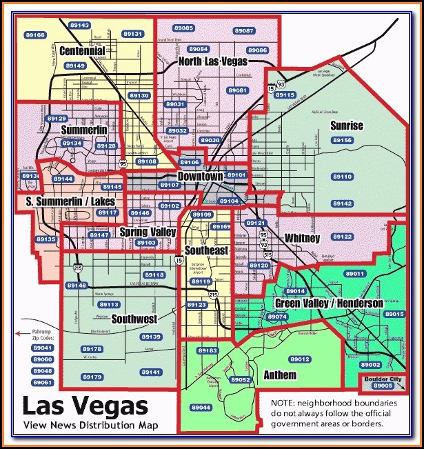 New Homes Las Vegas Map