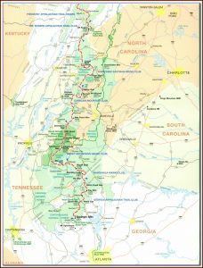North Georgia Wine Trail Map