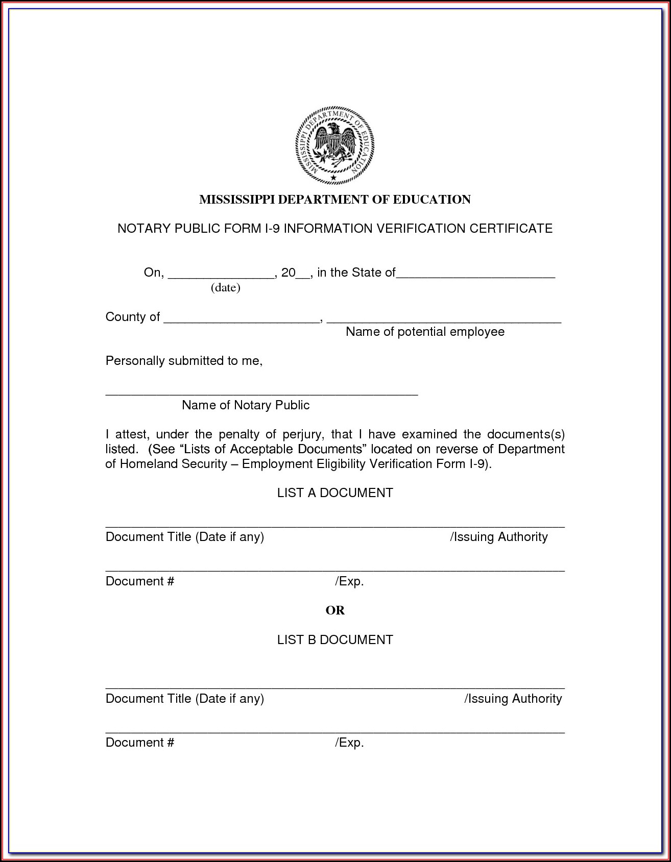 Notary Public Forms Of Id