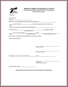 Notary Public Forms Texas