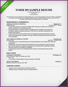 Nursing Resumes Templates