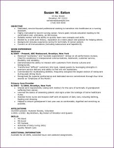 Nursing Resumes Templates Free