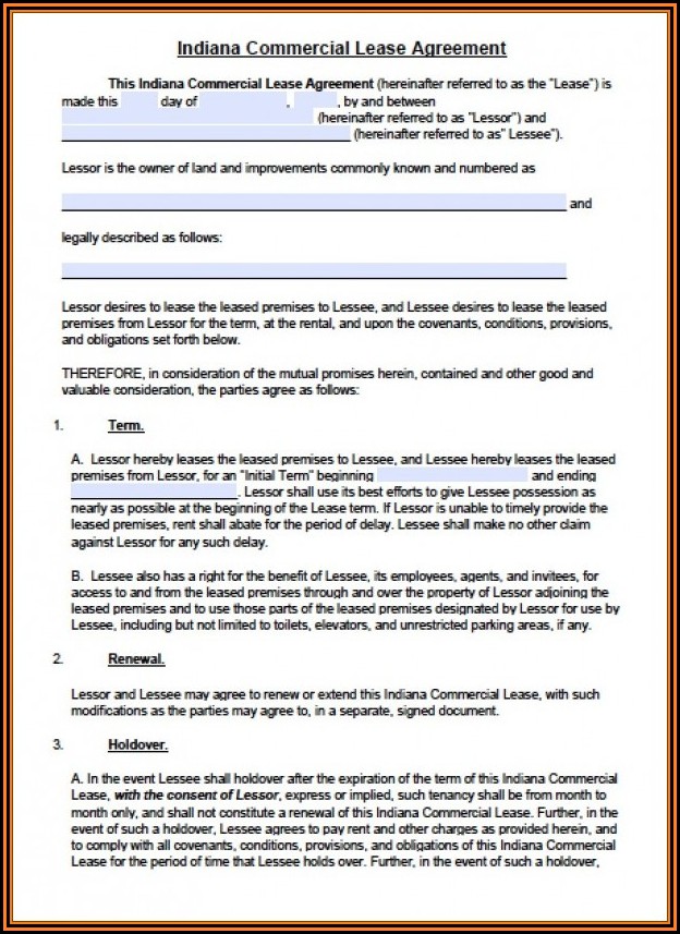 Office Leasing Agreement Template
