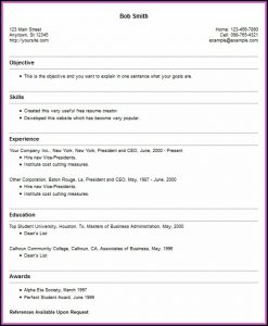 Online Resume Builder Sites