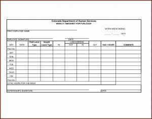 Online Timesheet Template