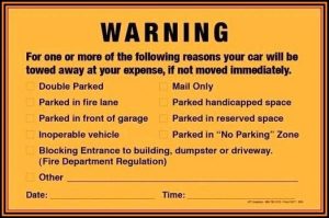 Parking Violation Notice Template