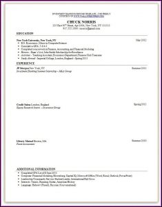 Pdf Resume Template Free Download