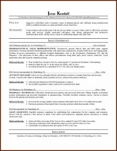 Pharmaceutical Sales Resume Templates