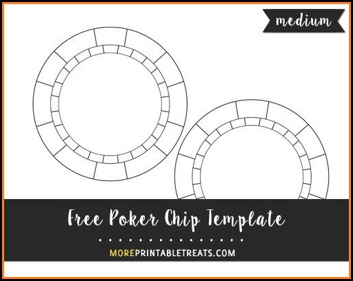 Poker Chip Template