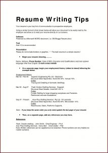 Prepare Resume Format