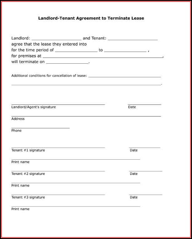 Printable Tenancy Agreement Form