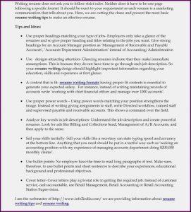 Professional Resume Writers Dallas Texas