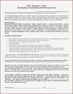 Prp Microneedling Consent Form