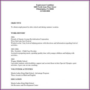 Quick Cv Template Free