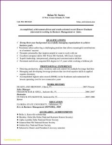 Recent College Graduate Resume Template Word
