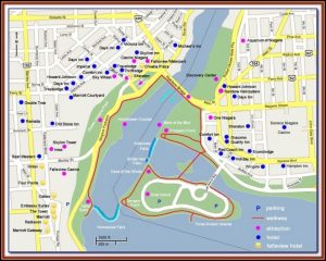 Reno Nevada Attractions Map