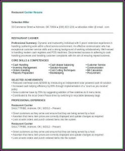 Restaurant Manager Cv Template Download